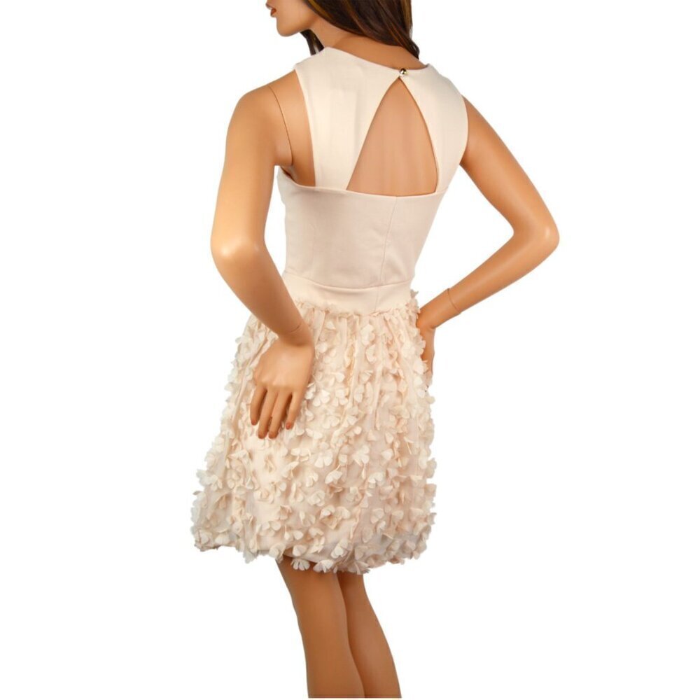 New Carla Conti Women's Made In Italy 3D Floral Cut out Back Cocktail Mini Dress - Picture 2 of 8